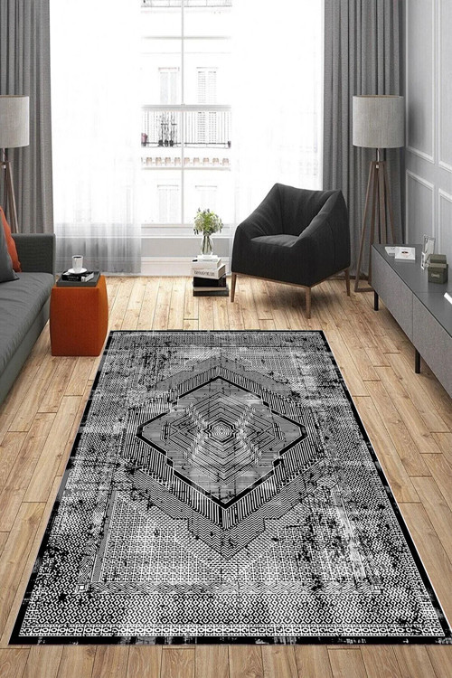 Dijital Baskı Yıkanabilir Kaymaz Taban Salon Halısı Ve Yolluk Rv163-Fnl469