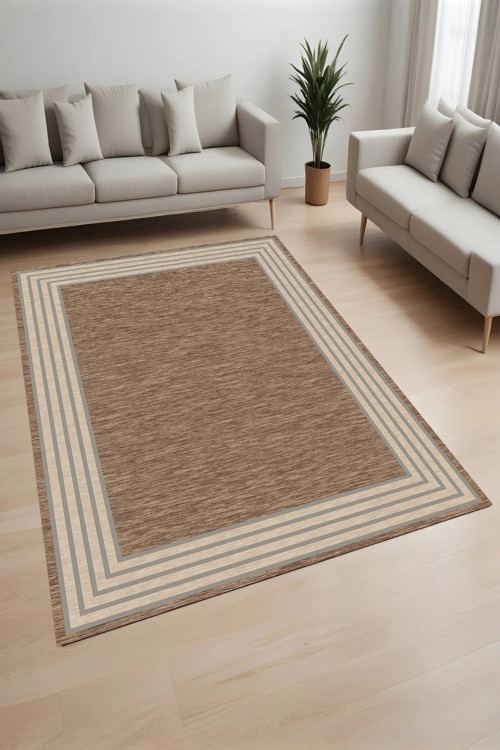 Dijital Baskı Yıkanabilir Kaymaz Taban Salon Halısı Ve Yolluk Rv166-Fnl472