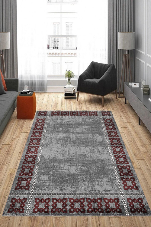 Dijital Baskı Yıkanabilir Kaymaz Taban Salon Halısı Ve Yolluk Rvg0822-Fnl32