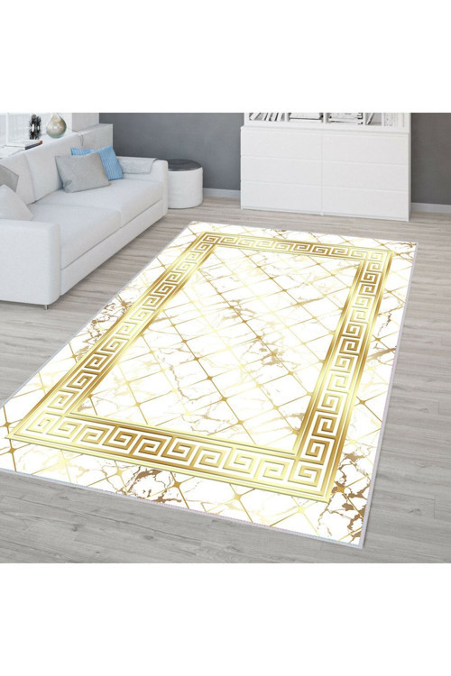 Dijital Baskı Yıkanabilir Kaymaz Taban Salon Halısı Rvg0325-Sm036