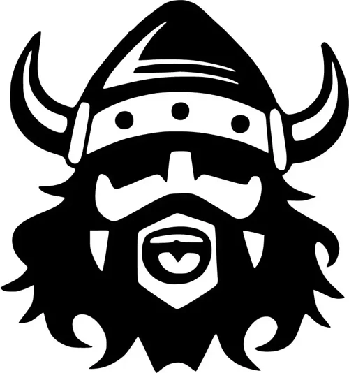 Viking Sticker (Oto-Motor-Laptop-Duvar-Dekor) 10 x 10 cm