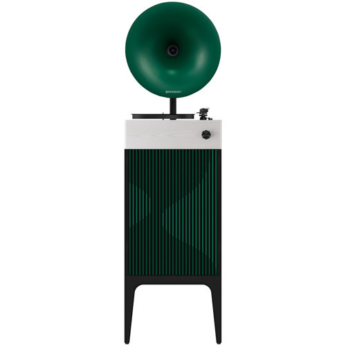 i5 Bluetooth Hoparlörlü 110W Hi-Fi Retro Pikap Plakçalar Turntable, Quicksand Yeşil