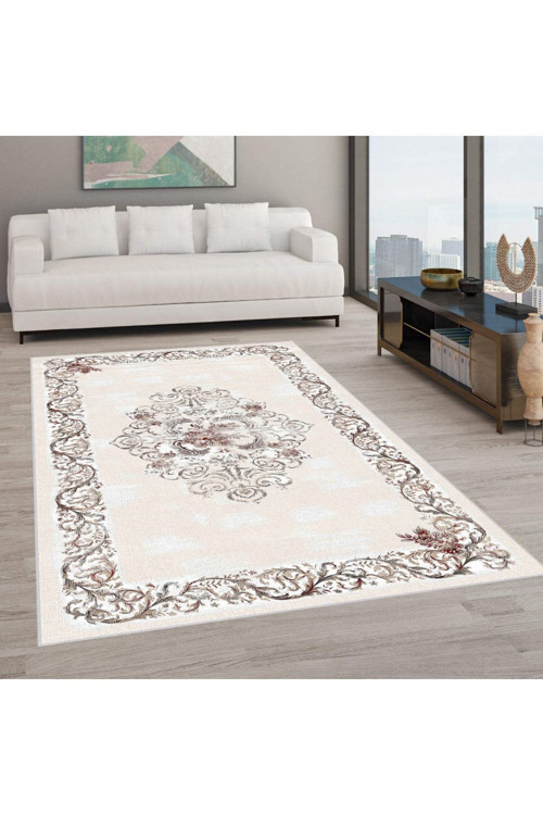 Dijital Baskı Yıkanabilir Kaymaz Taban Salon Halısı Rvg1919