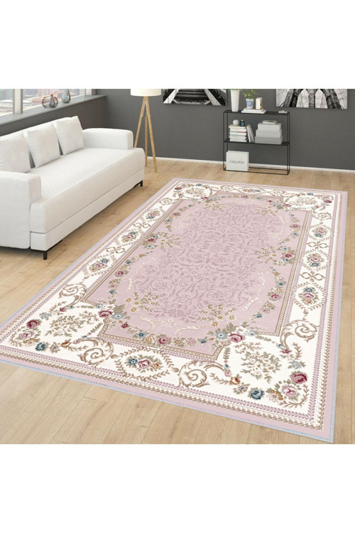 Dijital Baskı Yıkanabilir Kaymaz Taban Salon Halısı Rvg0273
