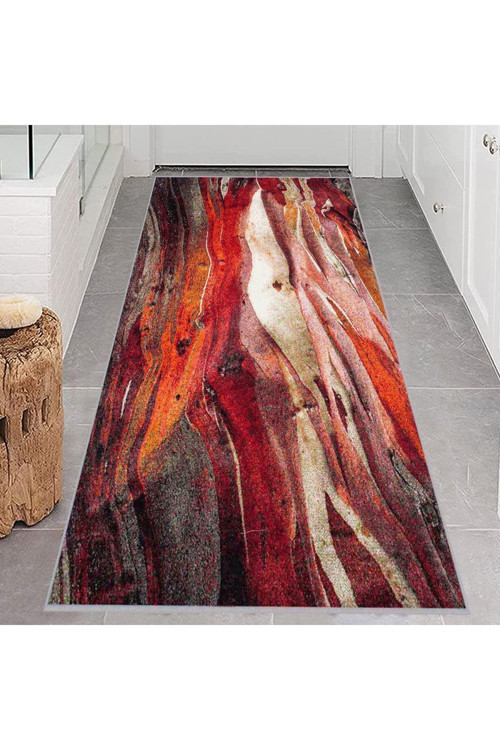 Dijital Baskı Yıkanabilir Kaymaz Taban Salon Halısı Rvg0636