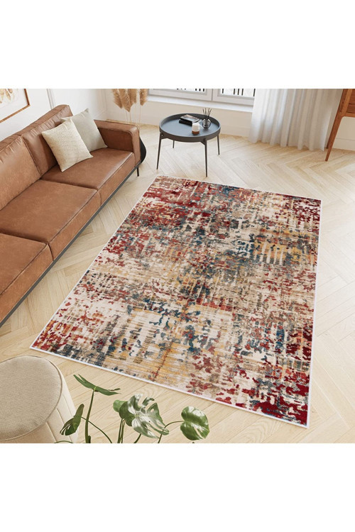 Dijital Baskı Yıkanabilir Kaymaz Taban Salon Halısı Rvg0615