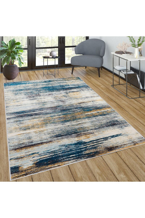 Dijital Baskı Yıkanabilir Kaymaz Taban Salon Halısı Rvg0596