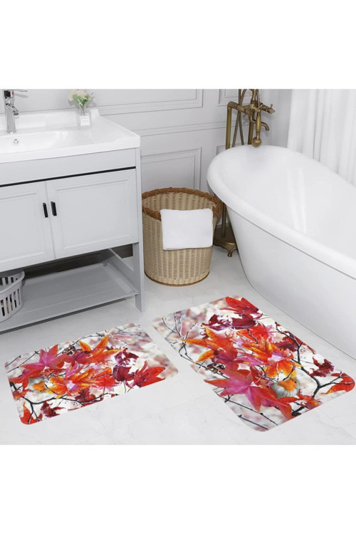 Dijital Baskılı 2'Li Banyo Paspas Takımı Rvg5053