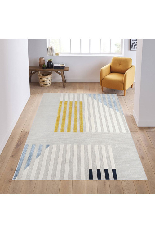 Dijital Baskı Yıkanabilir Kaymaz Taban Salon Halısı Rvg0611