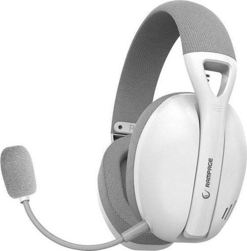 RM-H11 Crack Wireless Mikrofonlu Kulak Üstü Oyuncu Kulaklığı Beyaz