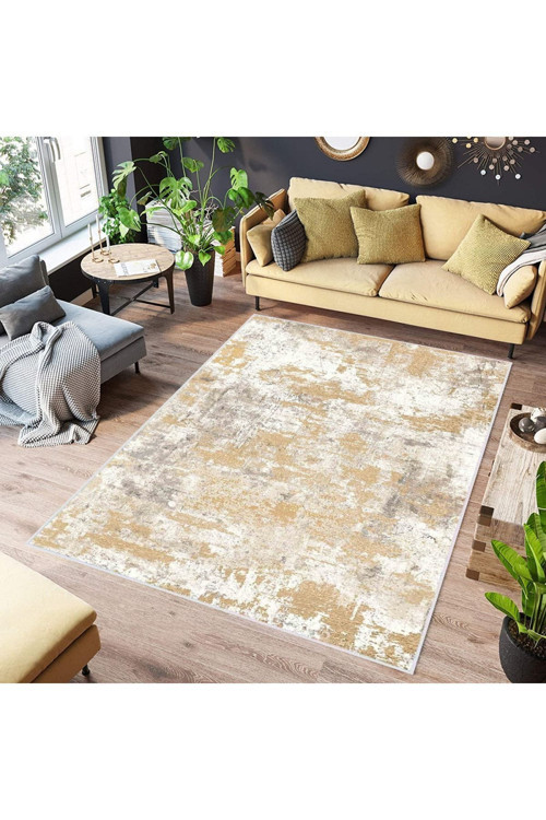 Dijital Baskı Yıkanabilir Kaymaz Taban Salon Halısı Rvg0546