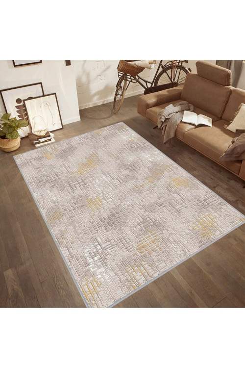 Dijital Baskı Yıkanabilir Kaymaz Taban Salon Halısı Rvg0536
