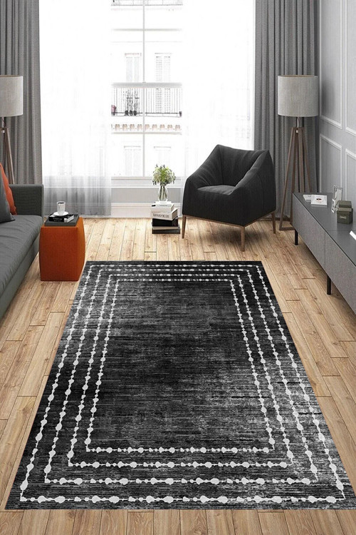Dijital Baskı Yıkanabilir Kaymaz Taban Salon Halısı Ve Yolluk Rvg0815-Fnl25