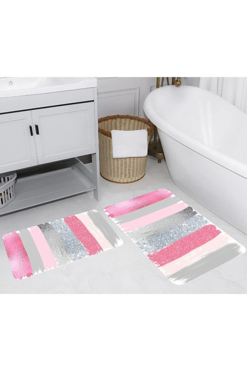 Dijital Baskılı 2'Li Banyo Paspas Takımı Rvg5261