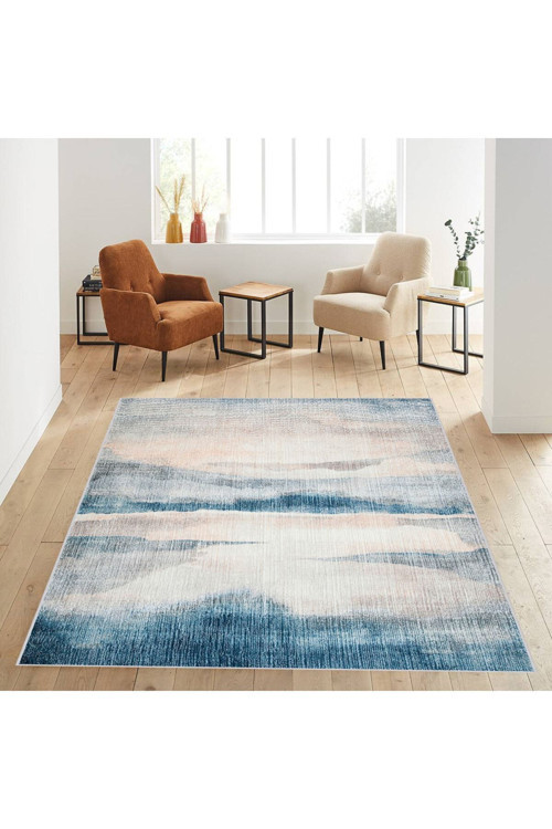 Dijital Baskı Yıkanabilir Kaymaz Taban Salon Halısı Rvg0590