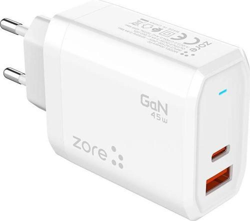 Always-02 GaN Tech Type-C PD4.0 USB-A QC3.0 Hızlı Şarj Özellikli Seyahat Şarj Başlığı 45W