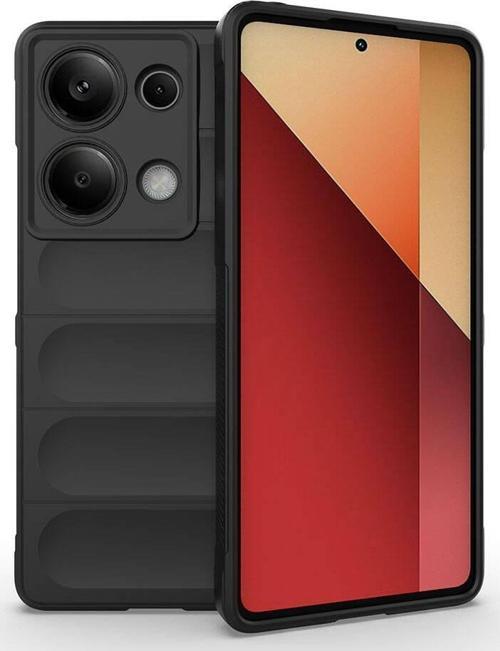 Redmi Note 13 Pro 4G Kılıf Esnek TPU Oyuklu Arka Yüzey Tasarımlı Etnik Silikon Kapak