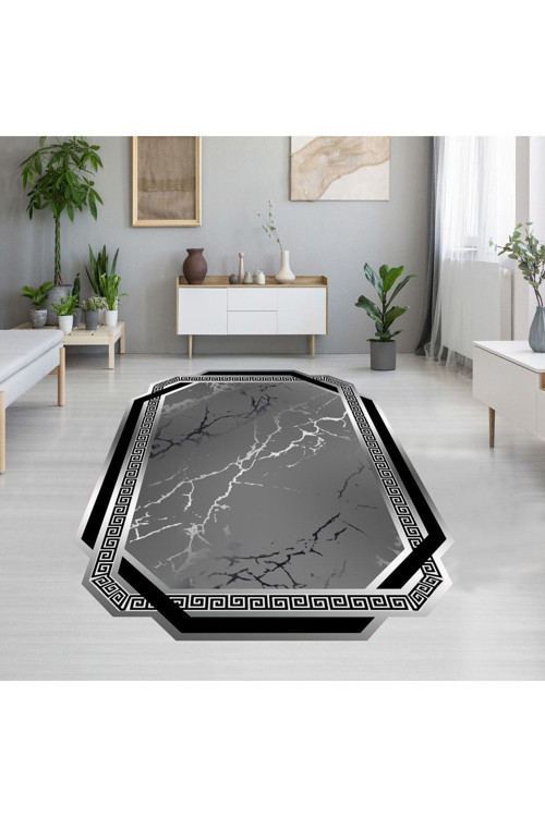 Dijital Baskı Yıkanabilir Kaymaz Taban Salon Halısı Rvg0664-Sm304