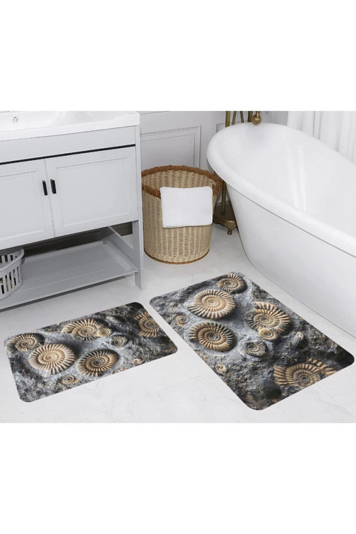 Dijital Baskılı 2'Li Banyo Paspas Takımı Rvg5245