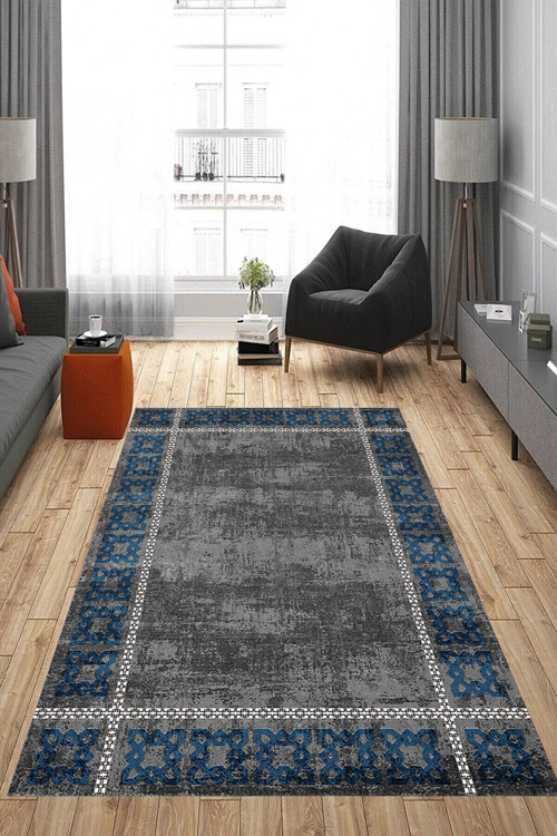 Dijital Baskı Yıkanabilir Kaymaz Taban Salon Halısı Ve Yolluk Rvg0821-Fnl31