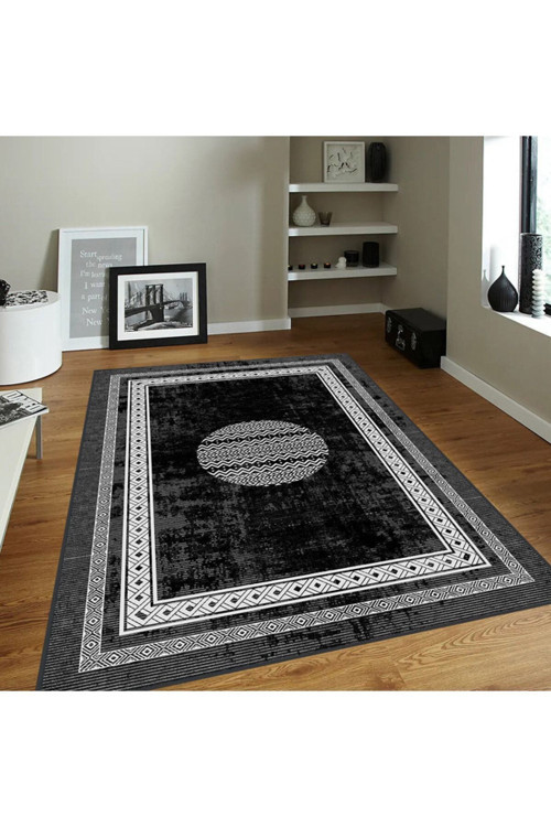 Dijital Baskı Yıkanabilir Kaymaz Taban Salon Halısı Rvg0103-Sd1082