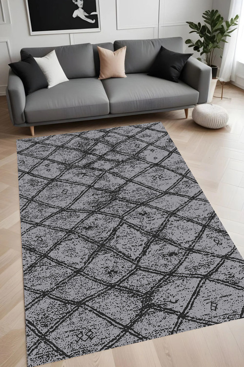 Dijital Baskı Yıkanabilir Kaymaz Taban Salon Halısı Ve Yolluk Rv032-Fnl296