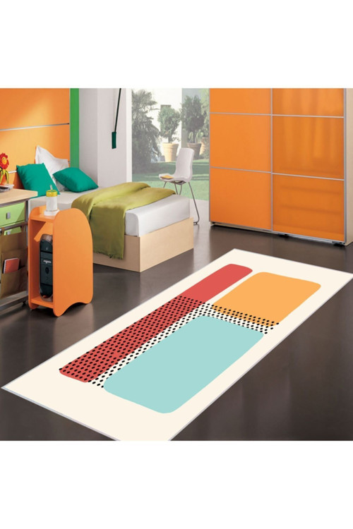 Eliana Home Dijital Baskı Yıkanabilir Kaymaz Taban Çocuk Halısı