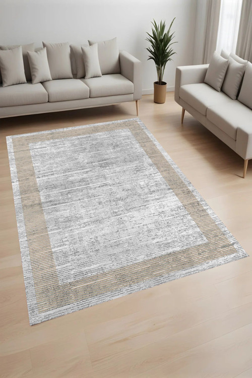 Dijital Baskı Yıkanabilir Kaymaz Taban Salon Halısı Ve Yolluk Rv064-Fnl337