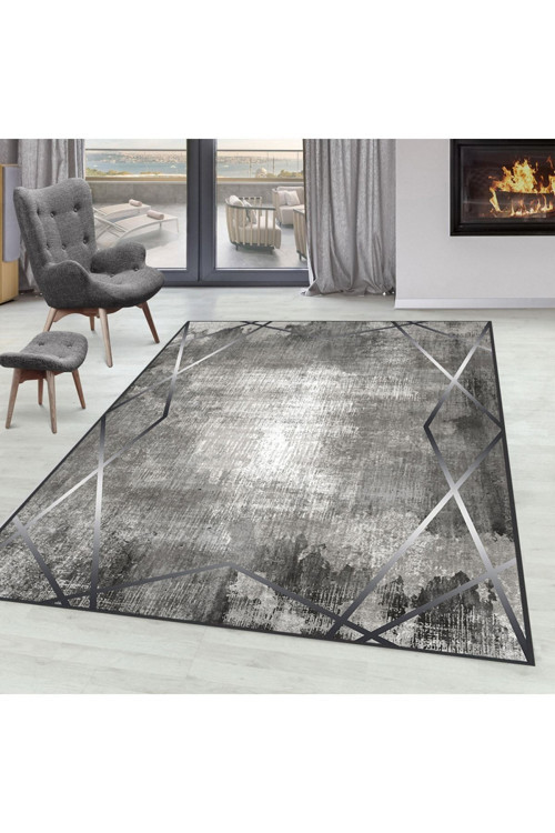 Dijital Baskı Yıkanabilir Kaymaz Taban Salon Halısı Rvg0256