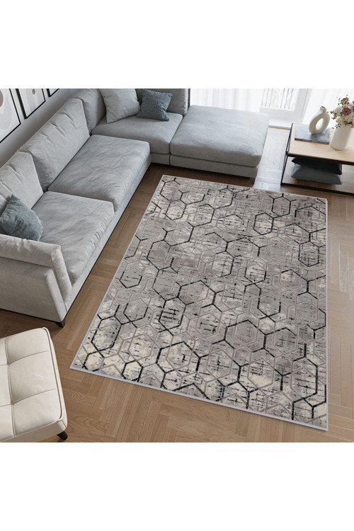 Dijital Baskı Yıkanabilir Kaymaz Taban Salon Halısı Rvg0619
