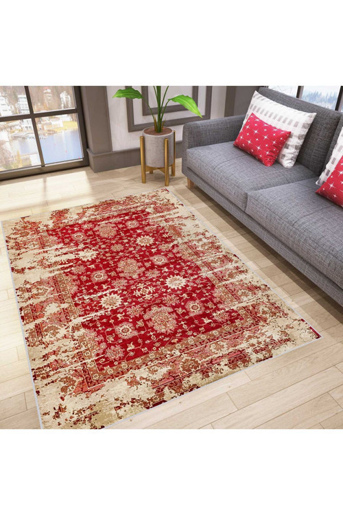 Rovigo Home Dijital Baskı Yıkanabilir Kaymaz Taban Salon Halısı Ve Yolluk Rvg0783