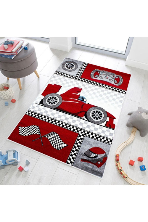 Dijital Baskı Yıkanabilir Kaymaz Taban Çocuk Halısı Rvg4060