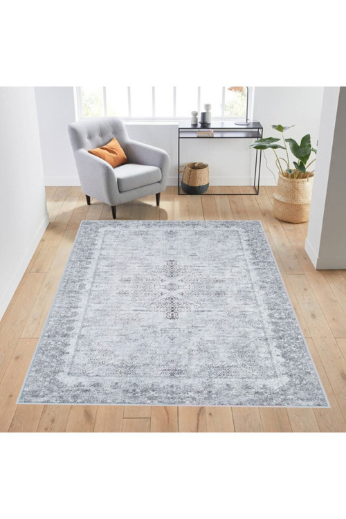 Dijital Baskı Yıkanabilir Kaymaz Taban Salon Halısı Rvg1698