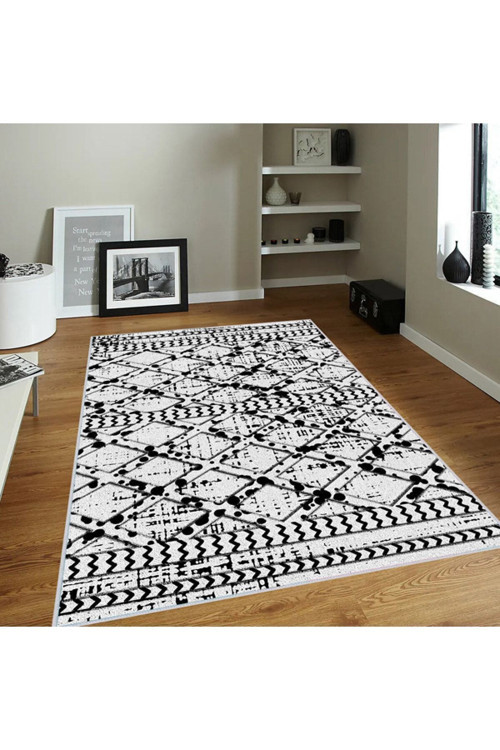 Dijital Baskı Yıkanabilir Kaymaz Taban Salon Halısı Rvg0126-Sd922