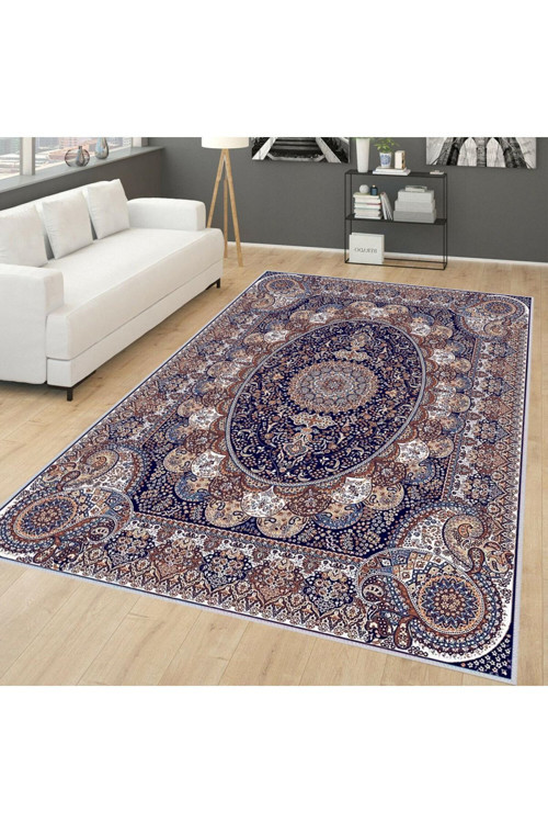 Dijital Baskı Yıkanabilir Kaymaz Taban Salon Halısı Rvg0262