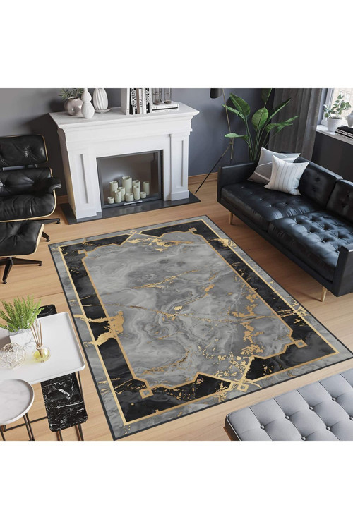 Eliana Home Dijital Baskı Yıkanabilir Kaymaz Taban Salon Halısı Ve Yolluk Lna0731