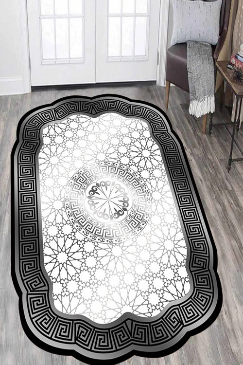 Dijital Baskı Yıkanabilir Kaymaz Taban Salon Halısı Ve Yolluk Rvg0933-Fnl166