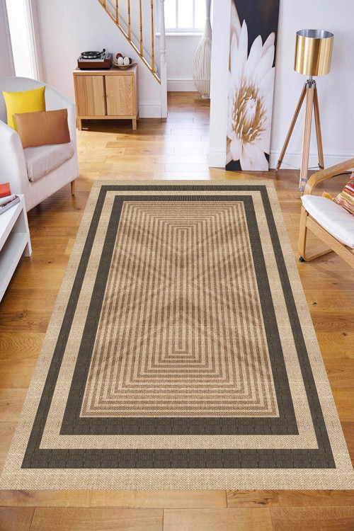 Dijital Baskı Yıkanabilir Kaymaz Taban Salon Halısı Ve Yolluk Rv066-Fnl339