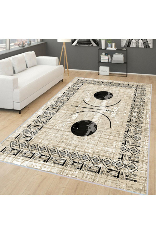 Dijital Baskı Yıkanabilir Kaymaz Taban Salon Halısı Rvg0144-Sd1068