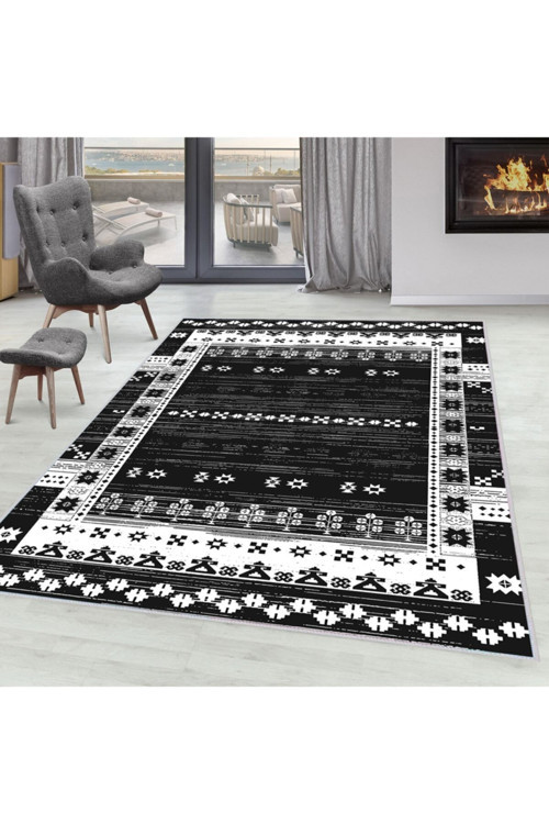 Dijital Baskı Yıkanabilir Kaymaz Taban Salon Halısı Rvg1616