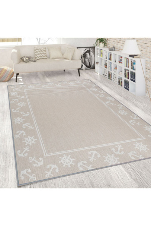 Dijital Baskı Yıkanabilir Kaymaz Taban Salon Halısı Rvg1806