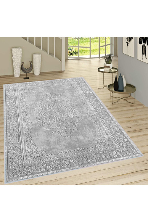 Dijital Baskı Yıkanabilir Kaymaz Taban Salon Halısı Rvg1487