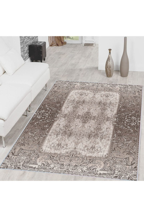 Dijital Baskı Yıkanabilir Kaymaz Taban Salon Halısı Rvg1486