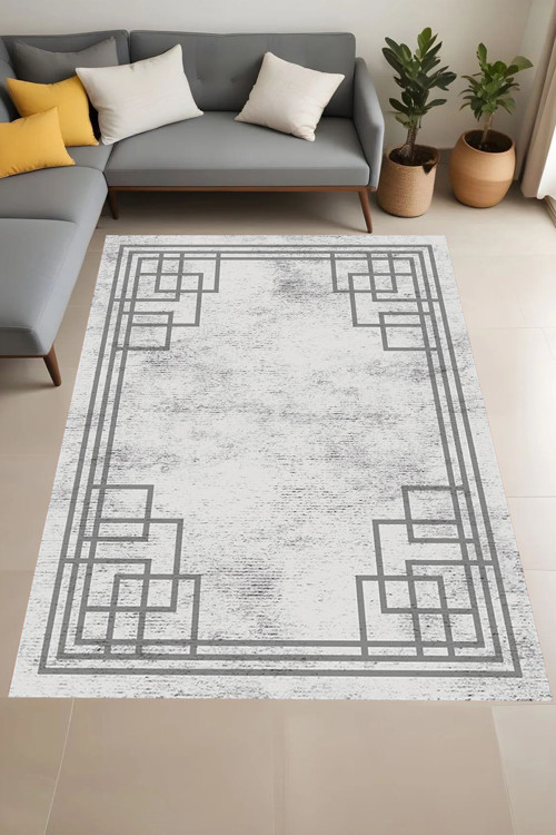 Dijital Baskı Yıkanabilir Kaymaz Taban Salon Halısı Ve Yolluk Rvg0945-Fnl180