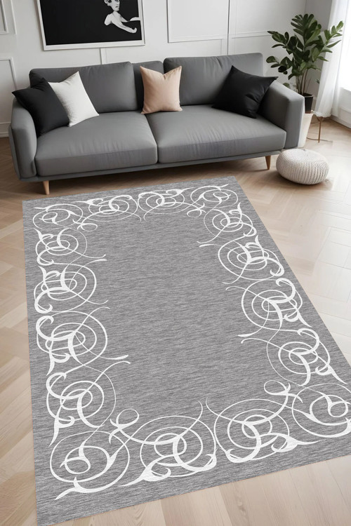 Dijital Baskı Yıkanabilir Kaymaz Taban Salon Halısı Ve Yolluk Rv011-Fnl265