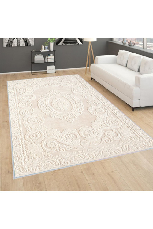 Dijital Baskı Yıkanabilir Kaymaz Taban Salon Halısı Rvg1678