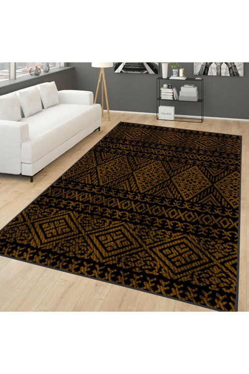 Dijital Baskı Yıkanabilir Kaymaz Taban Salon Halısı Rvg0158-Sd841