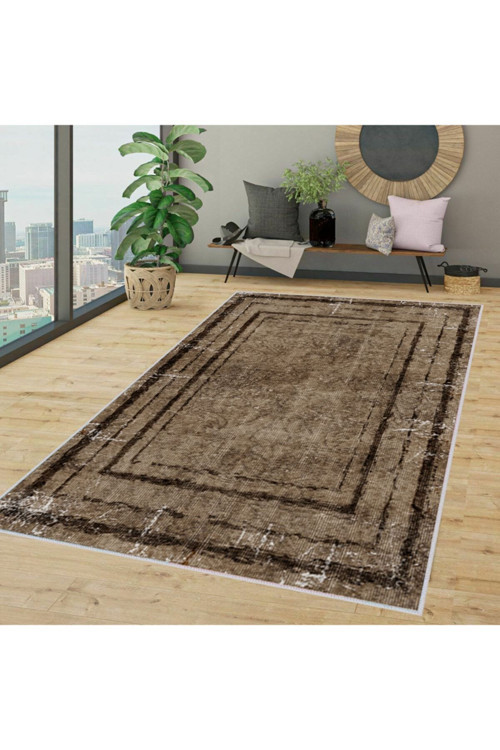 Dijital Baskı Yıkanabilir Kaymaz Taban Salon Halısı