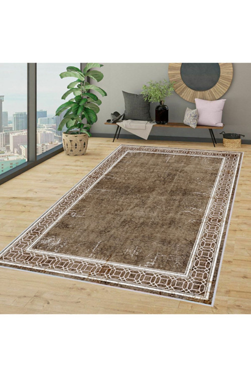 Dijital Baskı Yıkanabilir Kaymaz Taban Salon Halısı