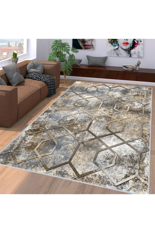 Dijital Baskı Yıkanabilir Kaymaz Taban Salon Halısı